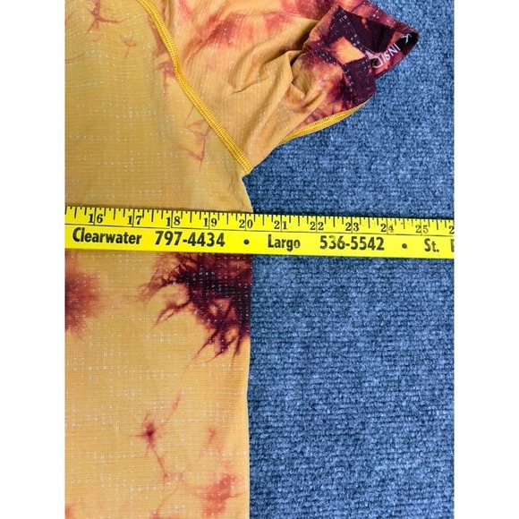 Lululemon Metal Vent Tech Shirt Mens  Yellow Tie-Dye Short Sleeve Size Large - Picture 5 of 7